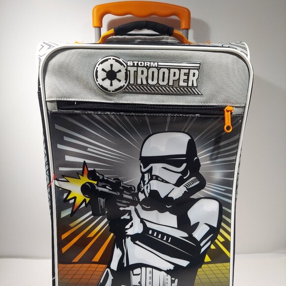 Authentic Star Wars storm trooper carry on travel case with wheels and handle - Picture 1 of 10